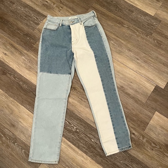 Pacsun Eco Hopper Patch Mom Jeans size 27 - Picture 3 of 11